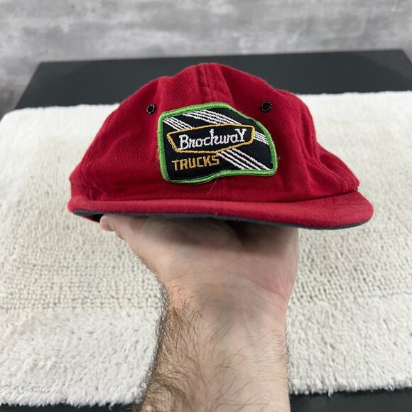 VINTAGE BROCKWAY TRUCKS SNAPBACK TRUCKER HAT OSFA PATCH CAP - Picture 10 of 10